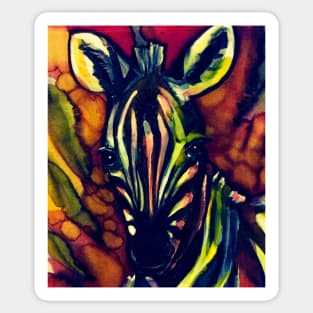 Rainbow zebra Sticker